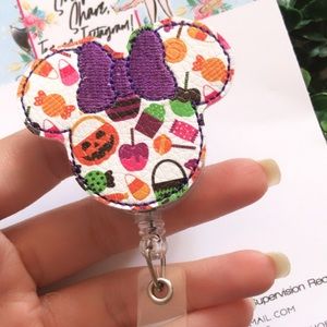 Nurse Halloween Badge Reel Teacher MA LPN